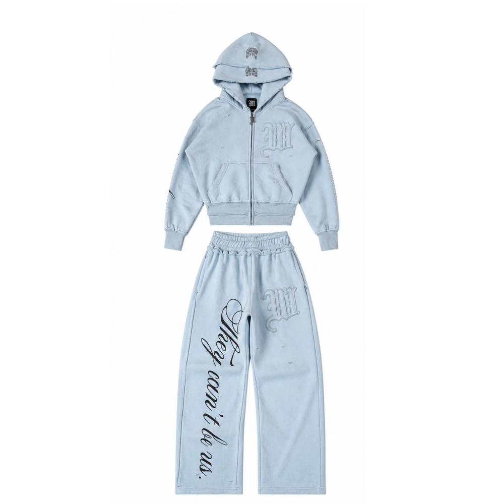 PINK & BLUE HIDDEN SINS SWEATSUITS