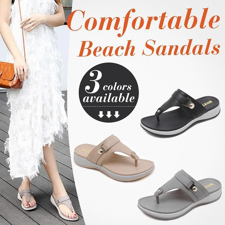 Comfortable Beach Sandals & Toe Clip Slippers | 168DEAL