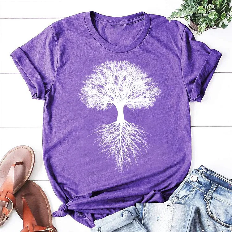 Tree of Life T-shirt Tee-07060-Annaletters