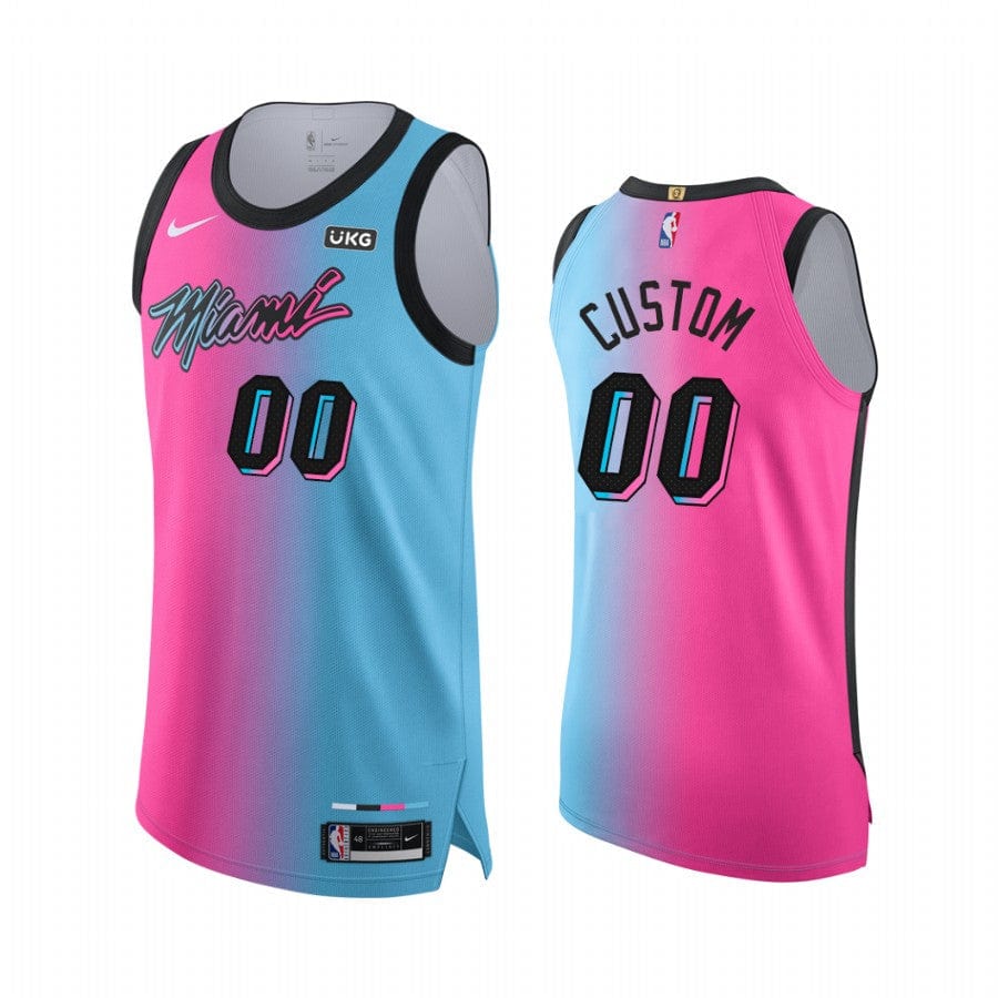 Custom Miami Heat City Edition Authentic Jersey