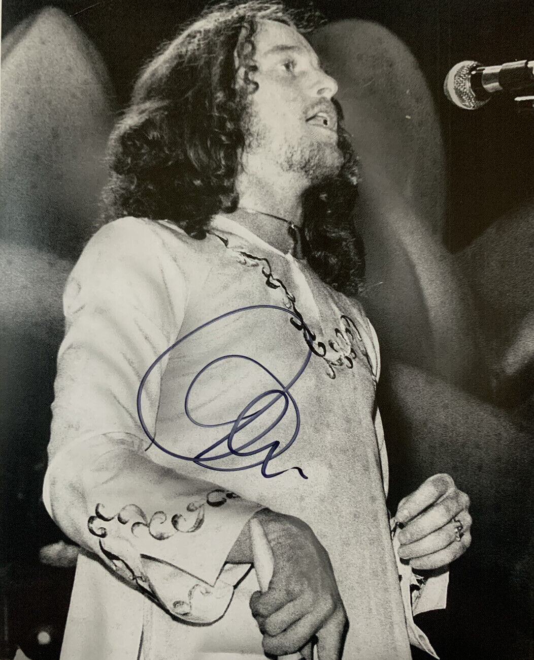 JON ANDERSON HAND SIGNED 8x10 Photo Poster painting AUTOGRAPH AUTHENTIC YES LEAD SINGER