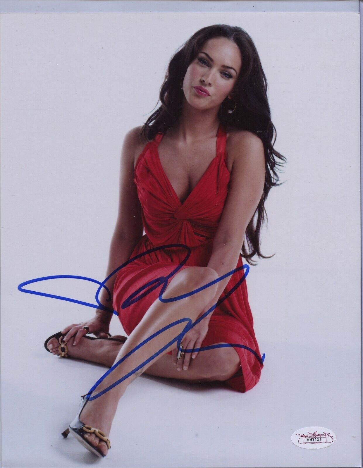 MEGAN FOX 8x10 Photo Poster painting Signed Autographed Auto JSA SEXY