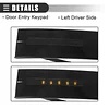 Motoforti B Pillar Trim, Left Driver Side Door Entry Keypad Pillar Trim Panel, for Ford Explorer 2011-2019, Plastic, DB5Z-782055-AC, Black