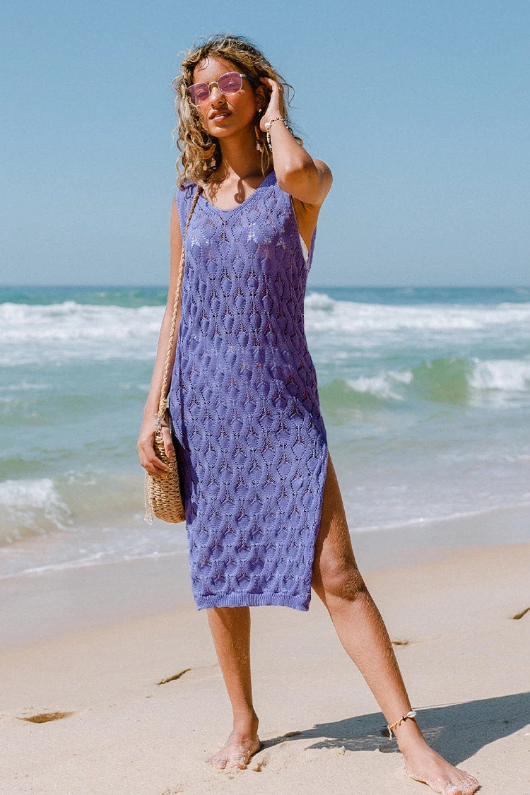 Anita Round Neck Crochet Cover Up