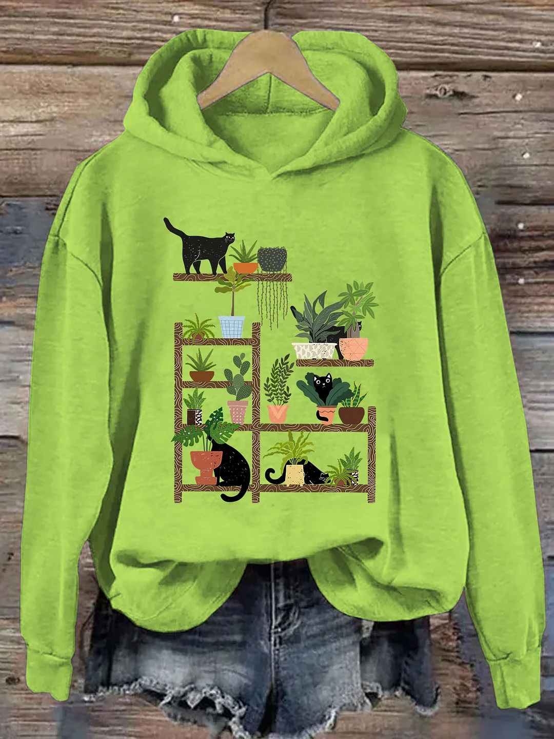 Cats and Plants Hoodie