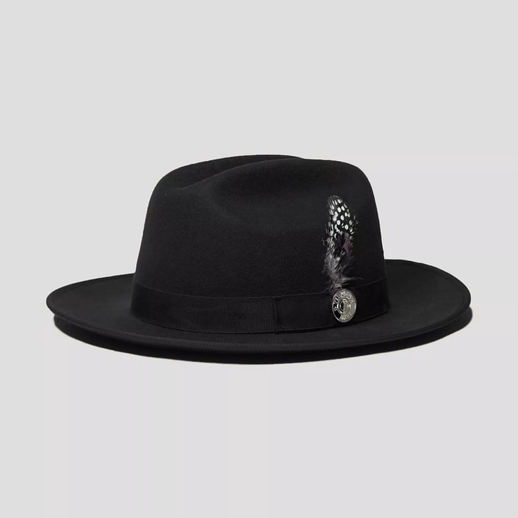 Ranch Fedora - Black[Fast shipping and box packing]
