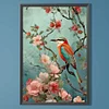 (40*60cm)Bird Flowers - Full Round Drill Diamond Painting