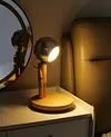 Moon Punishment Standing Desk Lamp Birthday Gift Bedroom Bedside Atmosphere Lamp Table Set Solid Wood Ornaments Charging