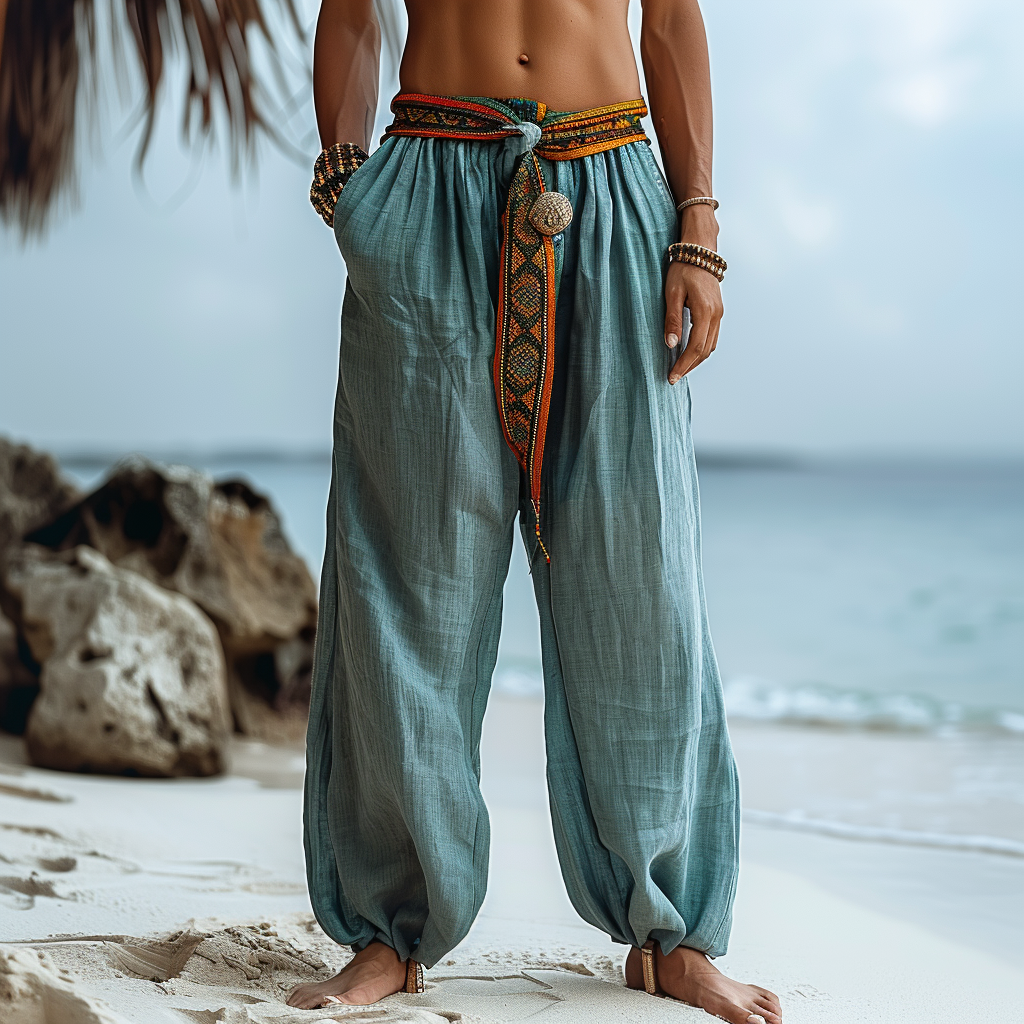 Men's Linen Pants-inspireuse