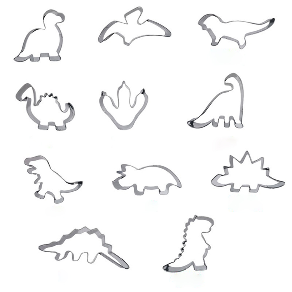 

11Pcs Dinosaur Cookie Mold Set, 501 Original