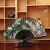Japanese Style Craft Fan Translucent Folding Fan Butterfly With Kimono Ancientry Dance Folding Fan