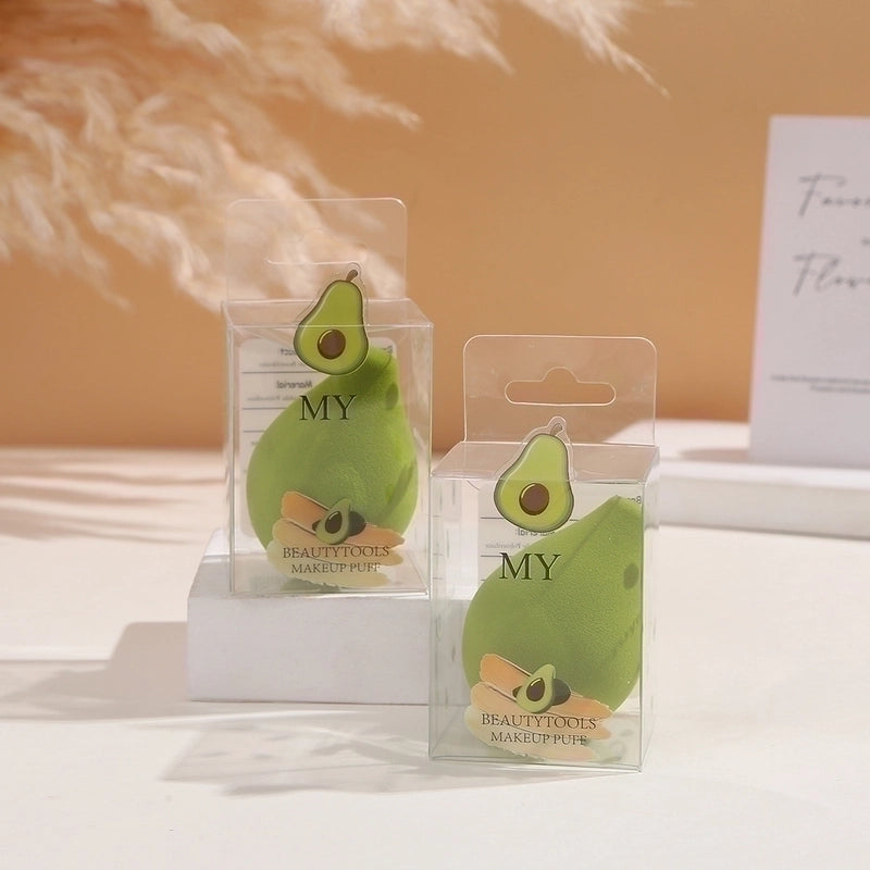 Cartoon Style Cute British Style Solid Color Hydrophilic Polyurethane Makeup Sponge 1 Piece