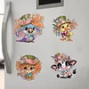 6pcs Acrylic Special Shape Animal Diamond Painting Fridge Magnet