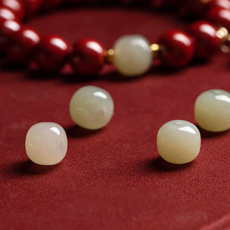 Cinnabar Jade Healing Protection Charm Bracelet