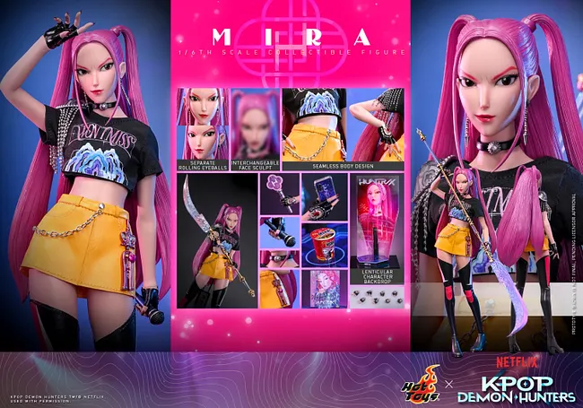 Hottoys - KPop Demon Hunters Rumi X Mira X Zoey 1/6th scale
