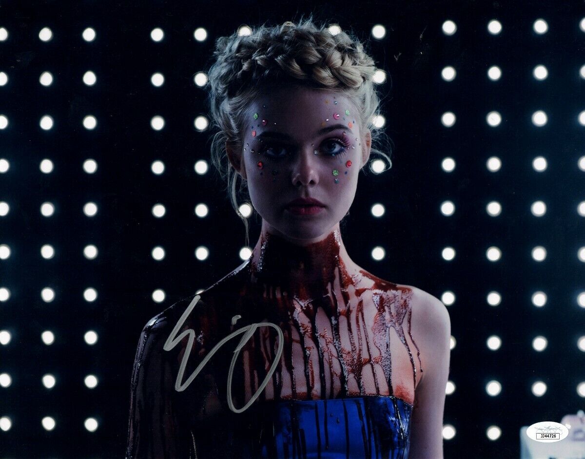 Elle Fanning Signed Autographed 11X14 Photo Poster painting The Neon Demon JSA JJ44726