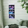 DIY Diamond Painting 3 Pockets Home Organizer Wall Door Hanging Storage Bag Kit