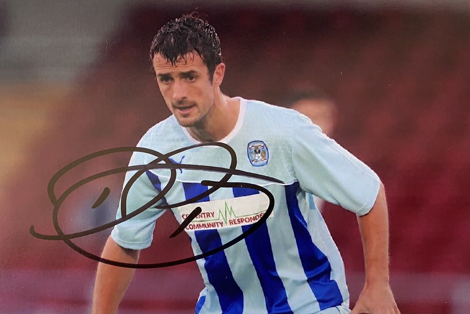 Danny Pugh Genuine Hand Signed Coventry City 6X4 Photo Poster painting