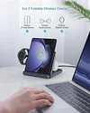 3 In 1 Wireless Charger For Samsung Flip5 ZFold5/4 Mobile Phone Watch Headset Desktop Folding Stand
