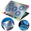 Laptop Cooling Pad with 5 Quiet Fans RGB Notebook Stand for 11-17.3 Inch Laptops