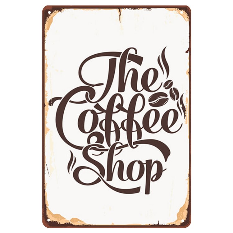 20x30cm Coffee Metal Retro Vintage Tin Painting Sign Wall Poster (c013-05)