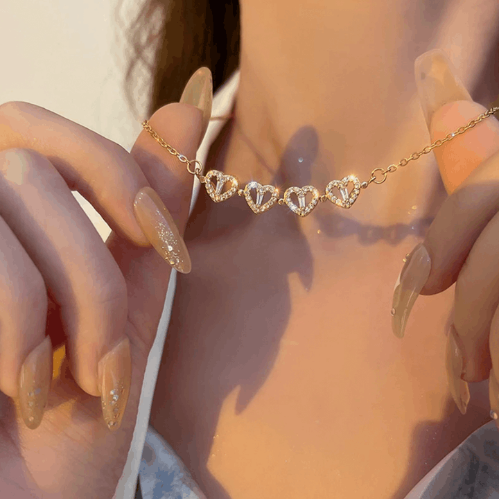 Four Leaf Clover Magnet Necklace-Valentine's Day Gift