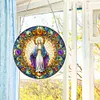 DIY Our Lady-Diamond Painting Pendant