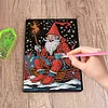 DIY Santa Claus Special Shaped Diamond Painting Notebook
