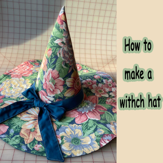 Cute Withch Hat Sewing Template-with instruction booklet
