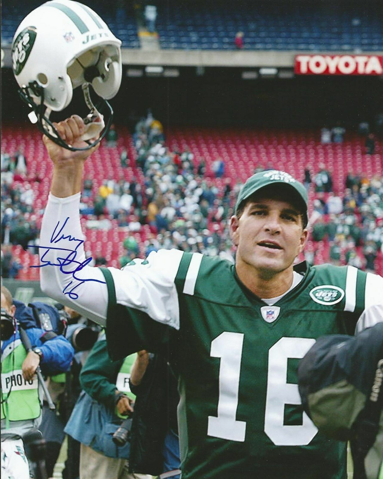 Vinny Testaverde Autographed Signed 8x10 Photo Poster painting ( Jets ) REPRINT