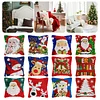 Christmas-DIY Latch Hook Rug Pillowcase Kits 43*43cm