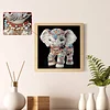 Diamond Painting-DIY Crystal Rhinestone Elephant