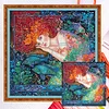 Deep Sea Mermaid - 11CT Stamped Cross Stitch - 50*50cm