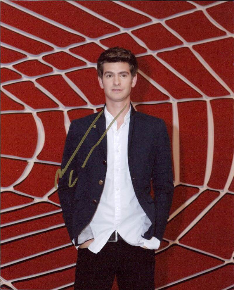 Andrew Garfield (Spiderman) signed authentic 8x10 Photo Poster painting COA