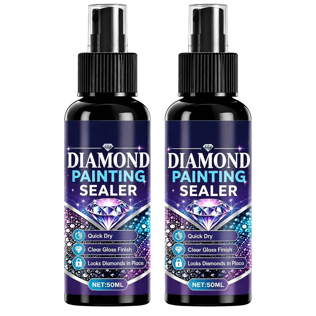 Diamond Painting Sealer Spray Quick Dry Clear Gloss Finish for Diamond Art