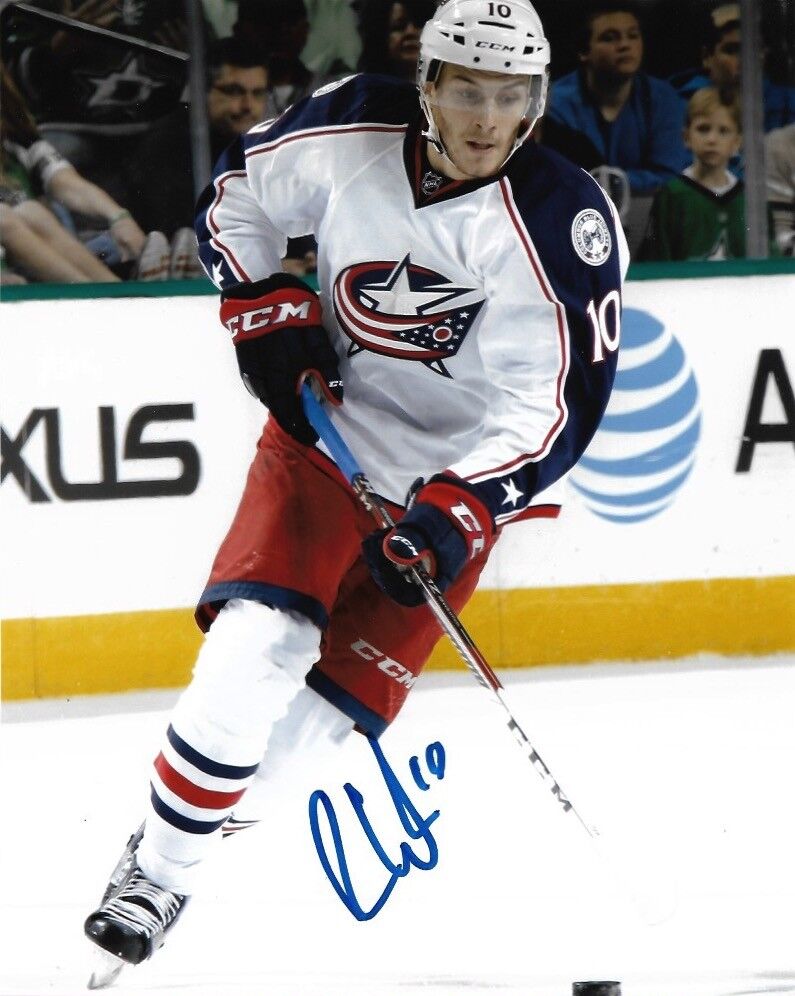 Columbus Blue Jackets Alexander Wennberg Signed Autographed 8x10 Photo Poster painting COA #4