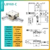 Precision micro-adjustment XY axis displacement platform, stainless steel LBX/LBY-40/50/60/70/80/100 manual slide