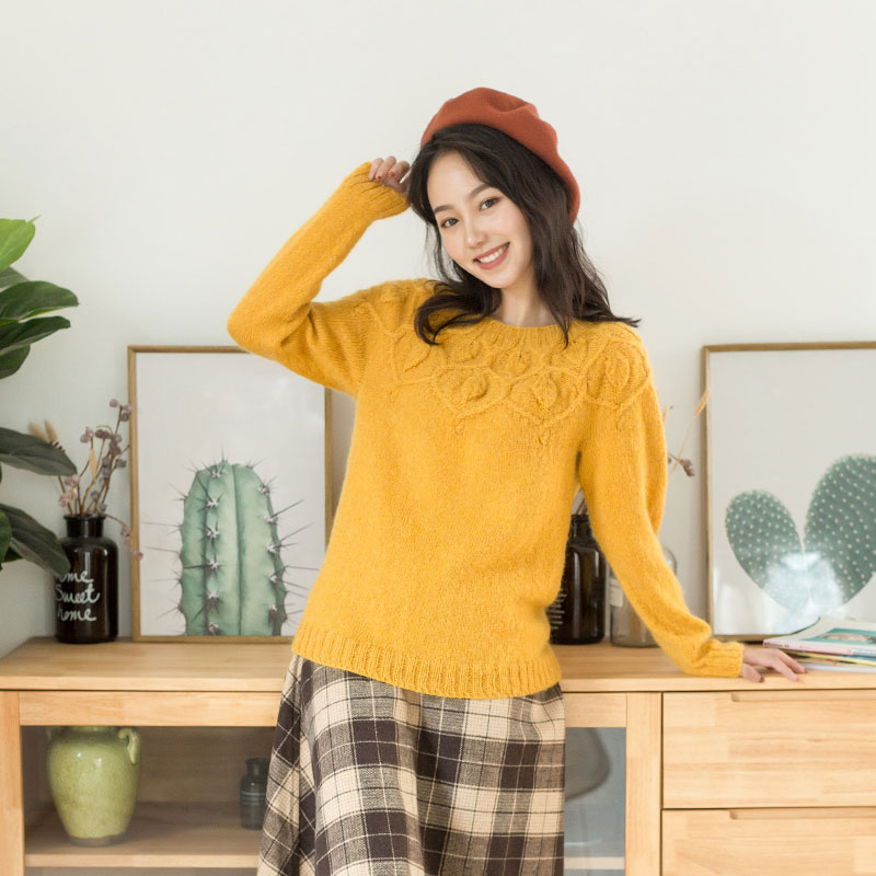 Susan's Autumn Hand-Knit Sweater DIY Kit – Luxe Crafting Yarn Pack