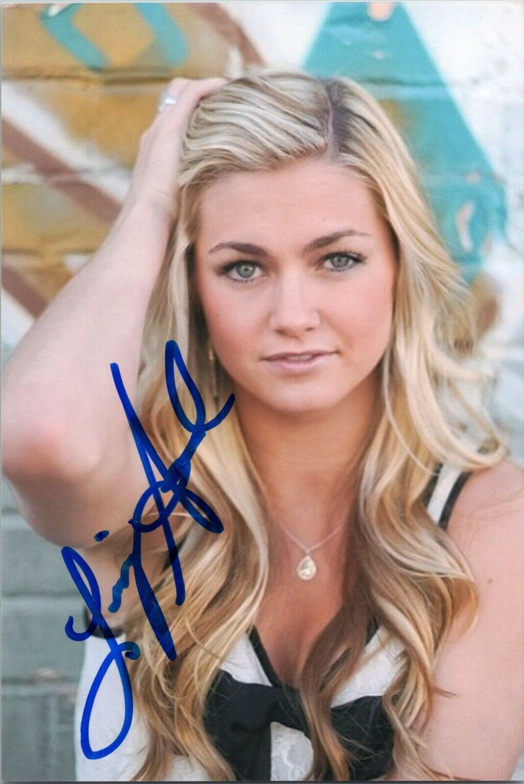 ~~ LINDSAY ARNOLD Authentic Hand-Signed DWTS 4x6 Photo Poster painting ~~