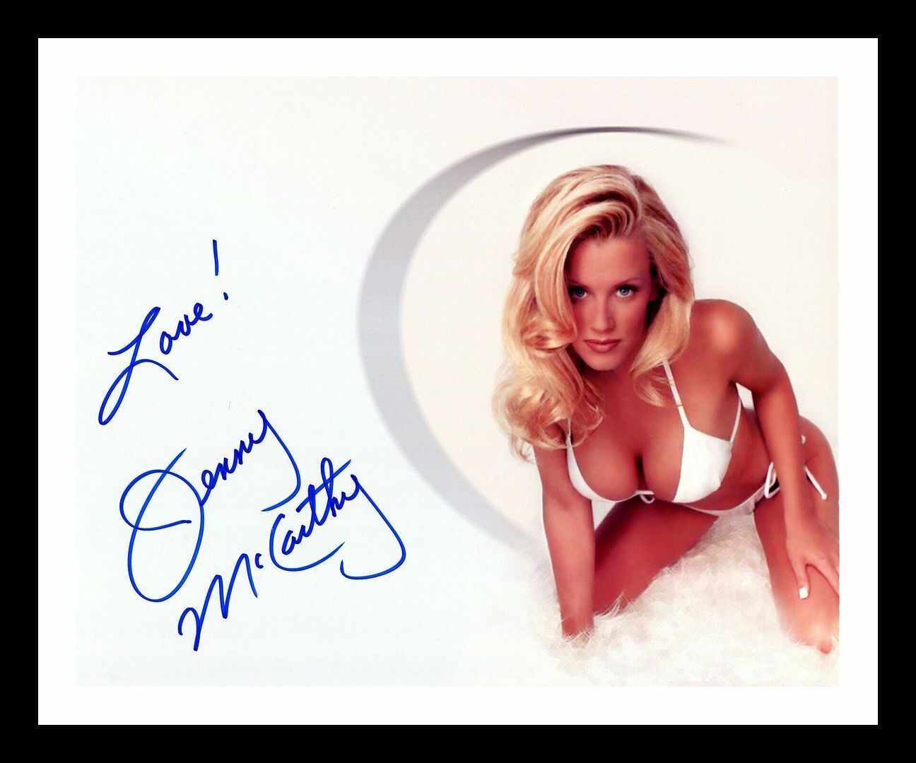 Jenny McCarthy Autographed Signed & Framed Photo Poster painting