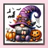 Pumpkin Gnome-11CT Stamped Cross Stitch 40*40cm/15.75*15.75in tapestrymarket