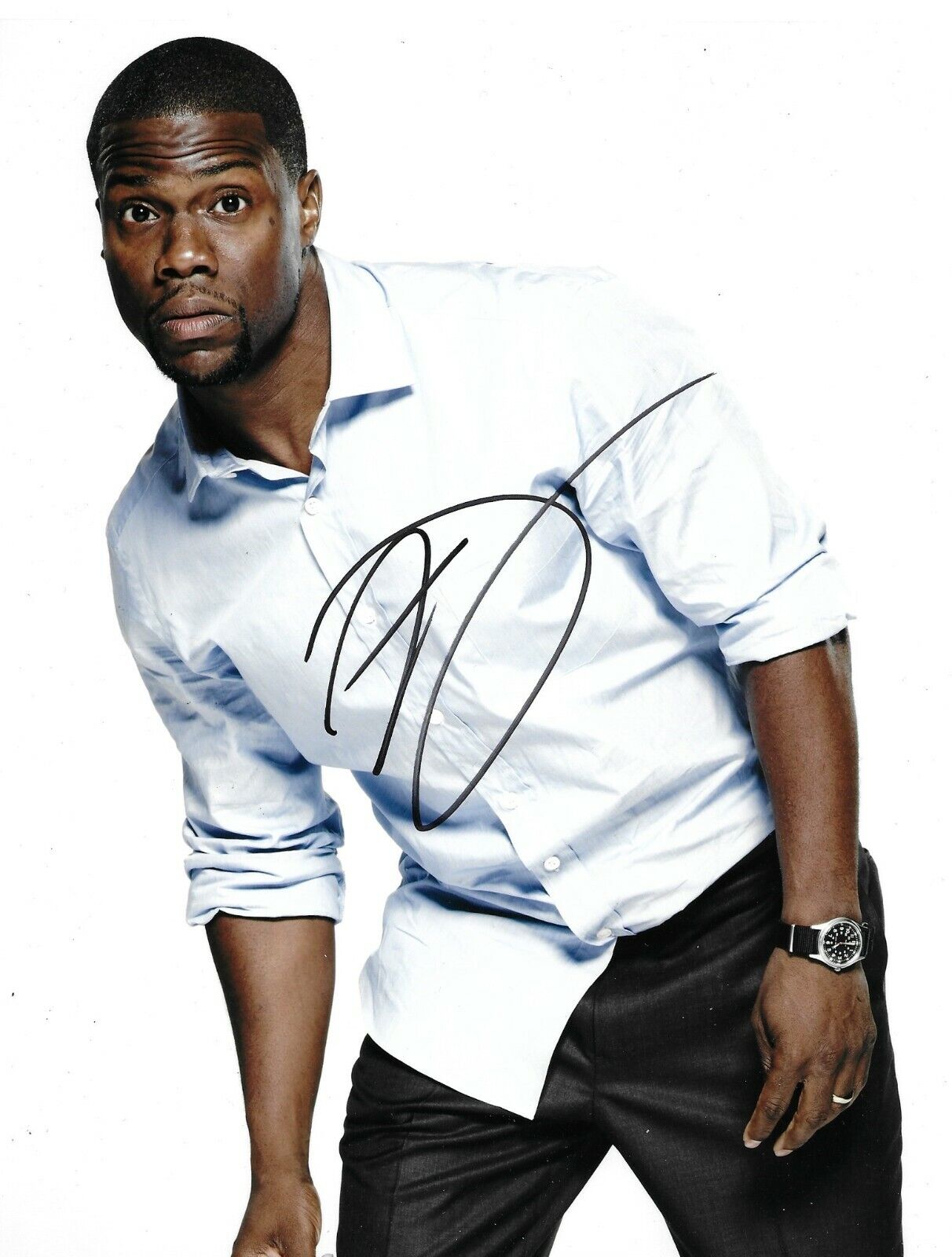 Kevin Hart Signed Central Intelligence 10x8 Photo Poster painting AFTAL