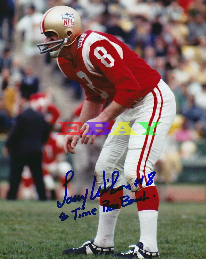 Larry Wilson 8 Time Pro Bowl Cardinals Signed 8x10 Autographed Photo Poster painting Reprint