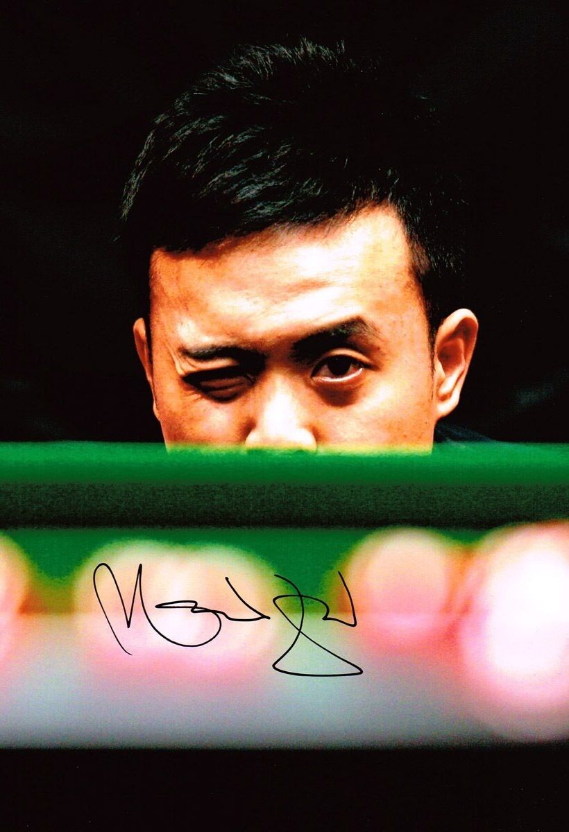 Marco Fu SIGNED Autograph 12x8 Photo Poster painting AFTAL COA 2011 Masters Snooker Champion