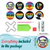 8PCS Regenbogensymbol - 5d DIY Basteluntersetzer