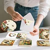 6pcs Diamond Painting Bee Greeting Card with Envelope for Family Friends Holiday Gift Congratulations