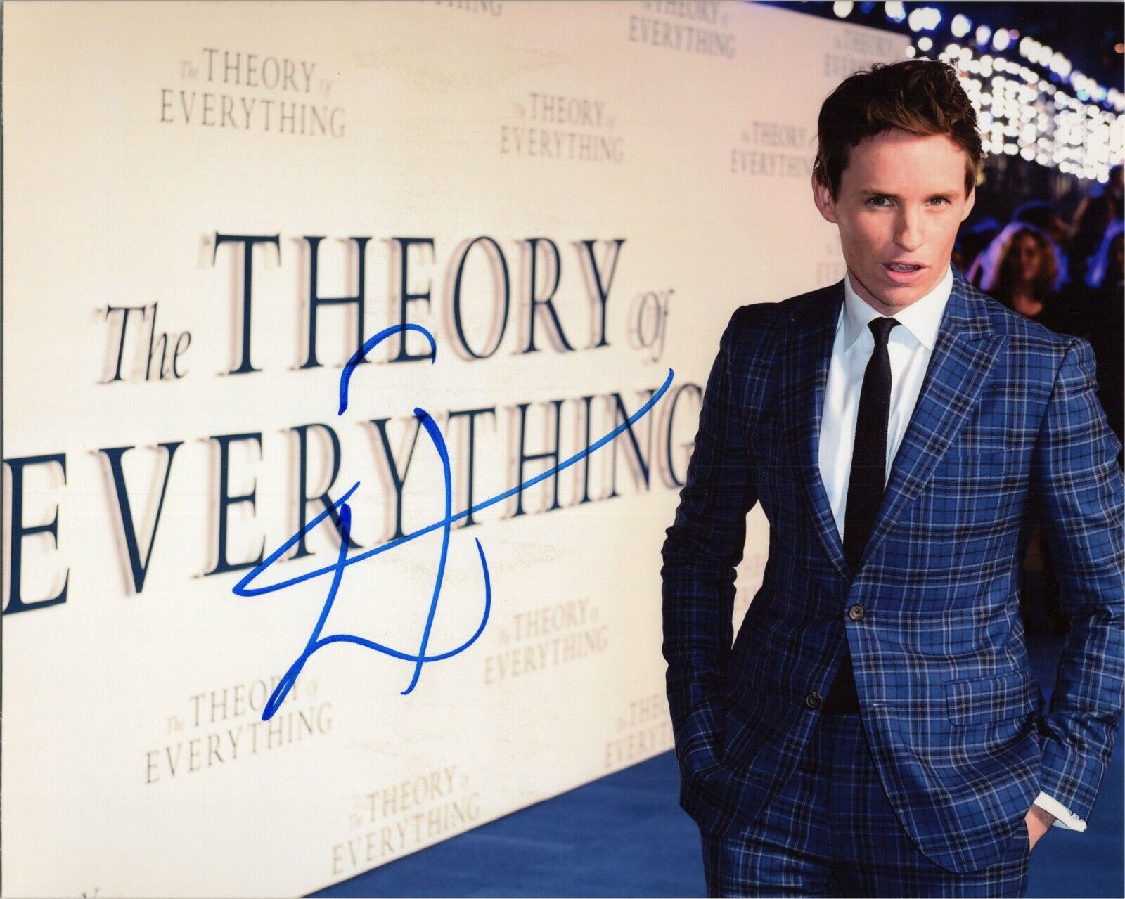 ~~ EDDIE REDMAYNE Authentic Hand-Signed The Theory of Everything