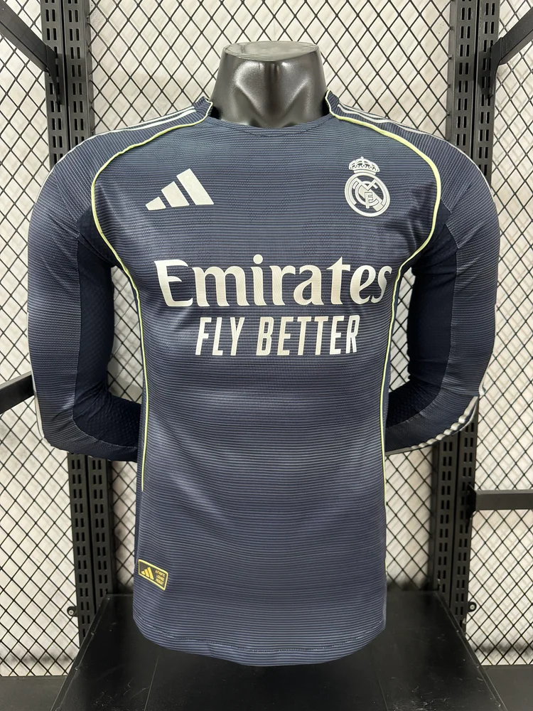 25/26 Real Madrid away long sleeve player version