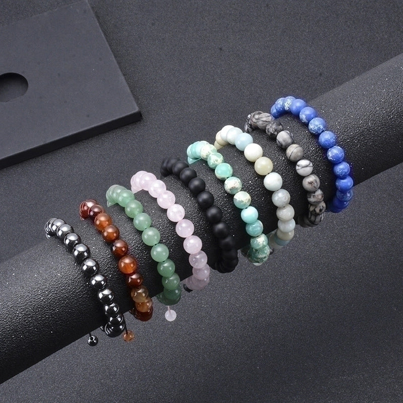 Minimalist Multicolor Agate Tiger Eye Lapis Lazuli Bracelets