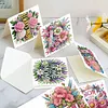 uk.everydayedeals 6Pcs DIY Diamond Painting Greeting Card - Flowers